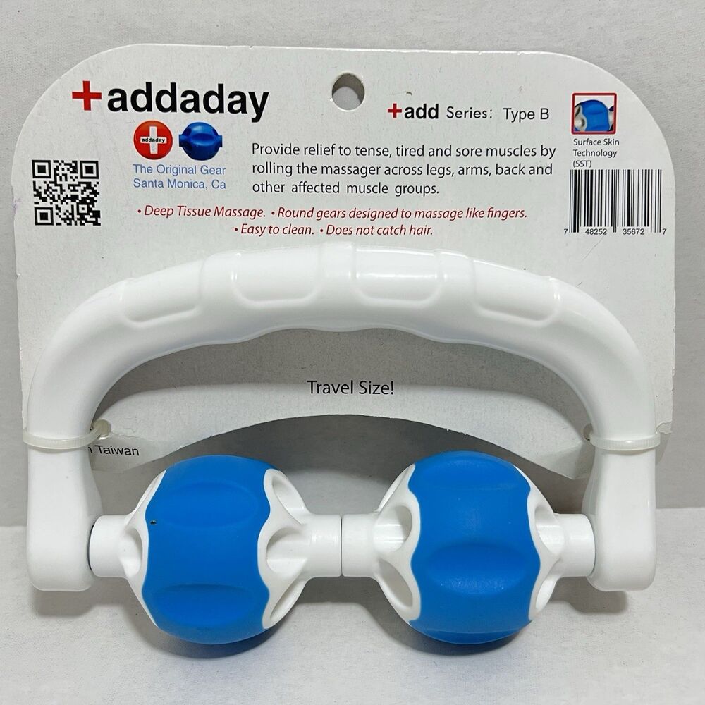 Addaday Type B Massager Hand Held Travel Size Muscle